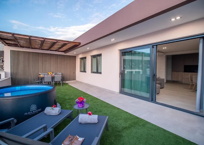 De Lujo Con Jacuzzi Privado, Piscina Y Vistas Al Mar 아파트 *