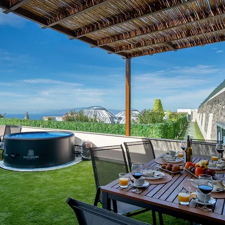 De Lujo Con Jacuzzi Privado, Piscina Y Vistas Al Mar Lägenhet Guía de Isora