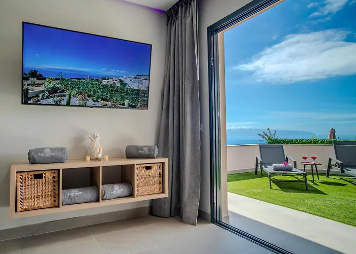 De Lujo Con Jacuzzi Privado, Piscina Y Vistas Al Mar Appartement *