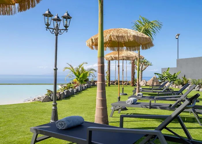 De Lujo Con Jacuzzi Privado, Piscina Y Vistas Al Mar Guía de Isora