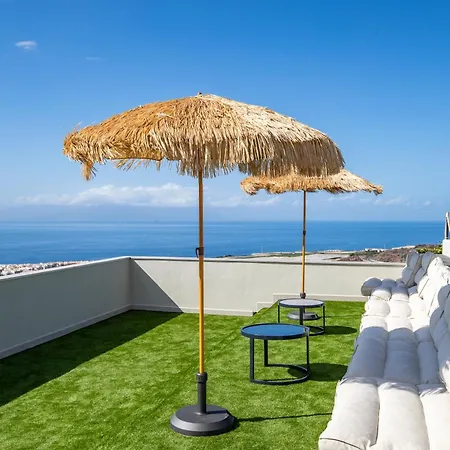 Апартаменты De Lujo Con Jacuzzi Privado, Piscina Y Vistas Al Mar